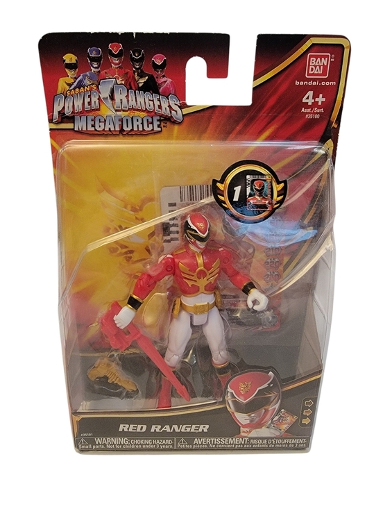 2012 Bandai Sabans Power Rangers Megaforce Red Ranger Action Figure #35100 - Picture 1 of 10